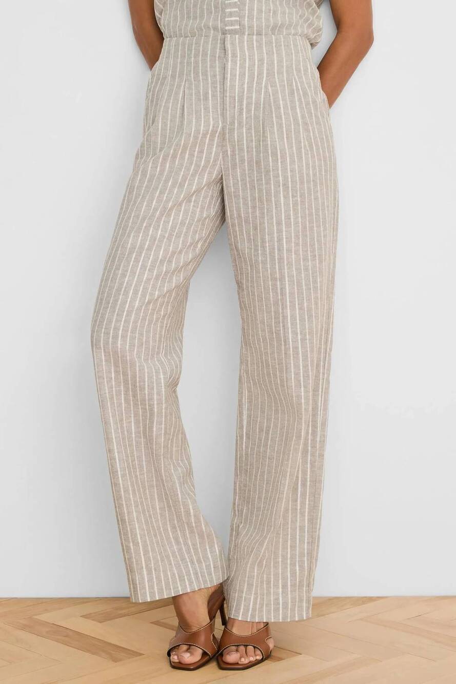 NEW NIC + ZOE lenox wide leg pant in neutral multi